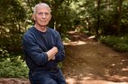 Anthony Fauci, director of the National Institute of Allergy and Infectious Diseases (NIAID), photographed near his home in suburban Washington DC.