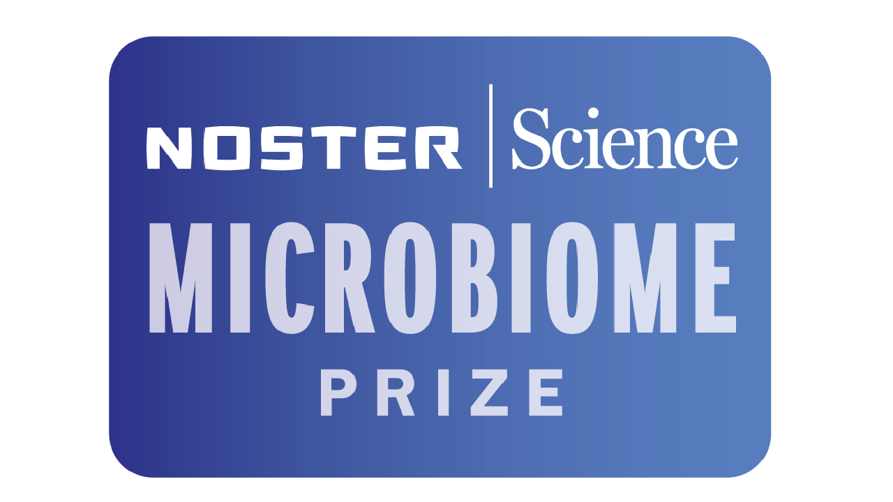 Noster and Science Microbiome Prize logo